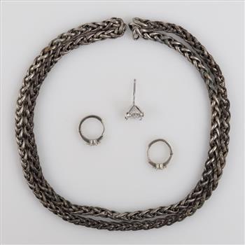 Silver Jewelry, 4 Pieces