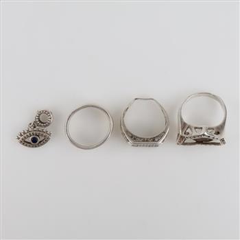Silver Jewelry, 4 Pieces