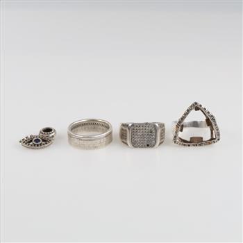 Silver Jewelry, 4 Pieces