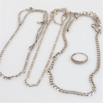 Silver Jewelry, 4 Pieces