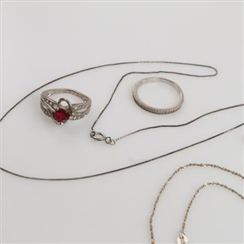 Silver Jewelry, 4 Pieces