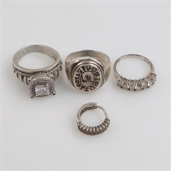Silver Jewelry, 4 Pieces