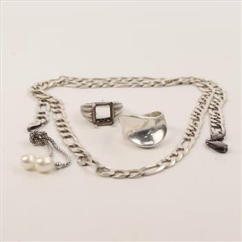 Silver Jewelry, 4 Pieces