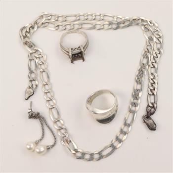 Silver Jewelry, 4 Pieces