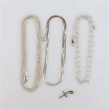 Silver Jewelry, 4 Pieces