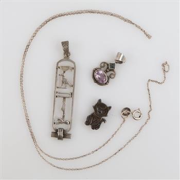 Silver Jewelry, 4 Pieces