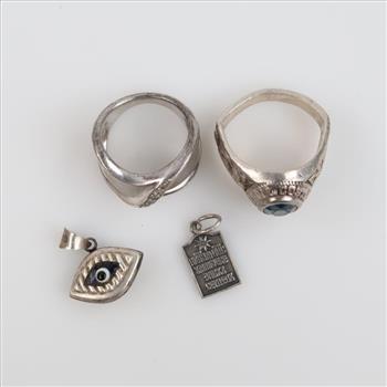 Silver Jewelry, 4 Pieces