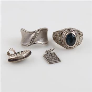 Silver Jewelry, 4 Pieces