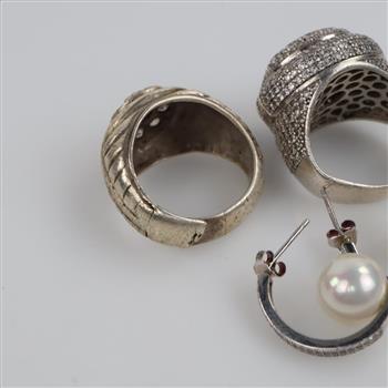 Silver Jewelry, 4 Pieces