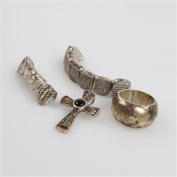 Silver Jewelry, 4 Pieces