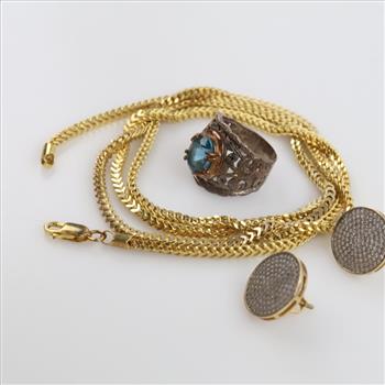 Silver Jewelry, 4 Pieces