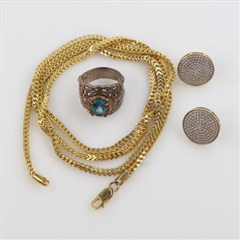 Silver Jewelry, 4 Pieces