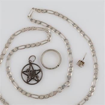 Silver Jewelry, 4 Pieces