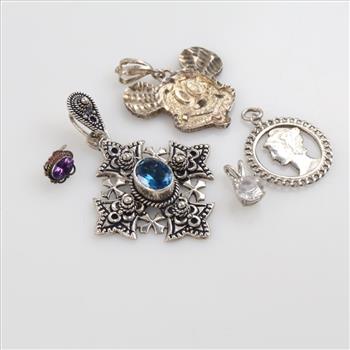 Silver Jewelry, 5 Pieces