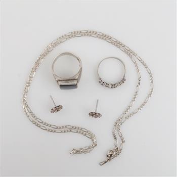 Silver Jewelry, 5 Pieces