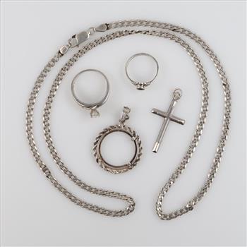 Silver Jewelry, 5 Pieces