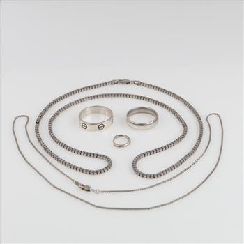 Silver Jewelry, 5 Pieces