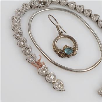 Silver Jewelry, 5 Pieces