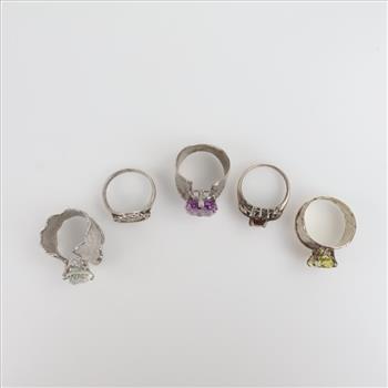Silver Jewelry, 5 Pieces