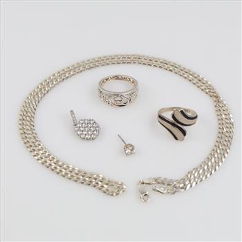 Silver Jewelry, 5 Pieces