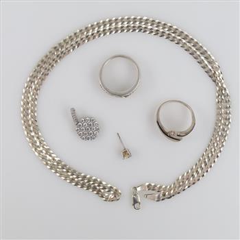 Silver Jewelry, 5 Pieces