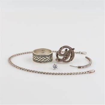Silver Jewelry, 5 Pieces