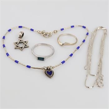 Silver Jewelry, 5 Pieces