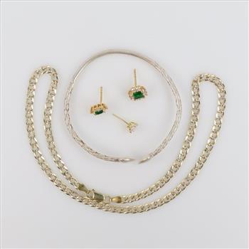 Silver Jewelry, 5 Pieces
