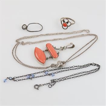 Silver Jewelry, 5 Pieces