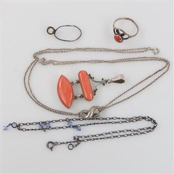 Silver Jewelry, 5 Pieces