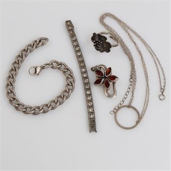 Silver Jewelry, 5 Pieces