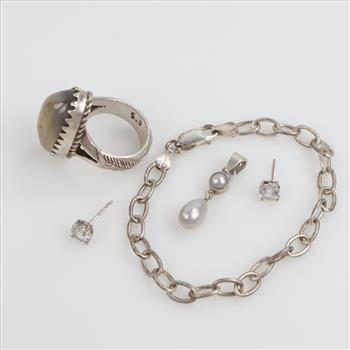 Silver Jewelry, 5 Pieces