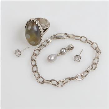 Silver Jewelry, 5 Pieces