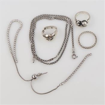Silver Jewelry, 5 Pieces