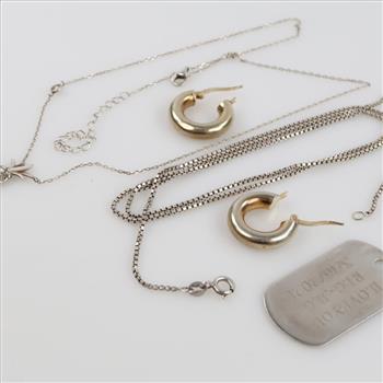 Silver Jewelry, 5 Pieces