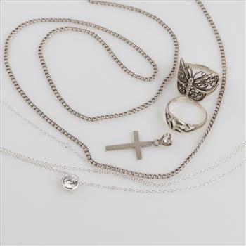 Silver Jewelry, 5 Pieces