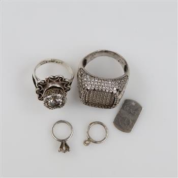 Silver Jewelry, 5 Pieces