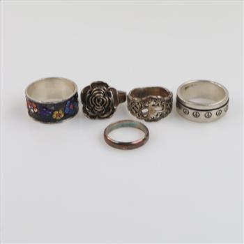 Silver Jewelry, 5 Pieces