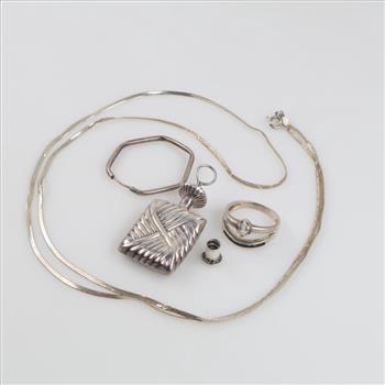 Silver Jewelry, 5 Pieces
