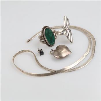 Silver Jewelry, 5 Pieces