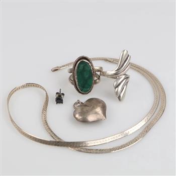 Silver Jewelry, 5 Pieces