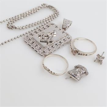 Silver Jewelry, 6 Pieces