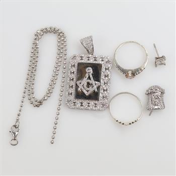 Silver Jewelry, 6 Pieces