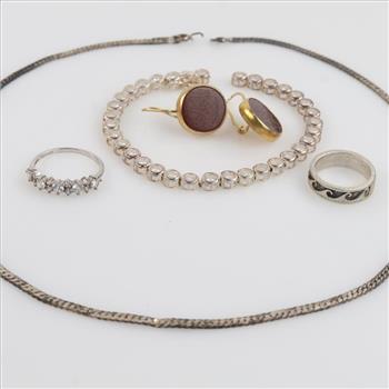 Silver Jewelry, 6 Pieces