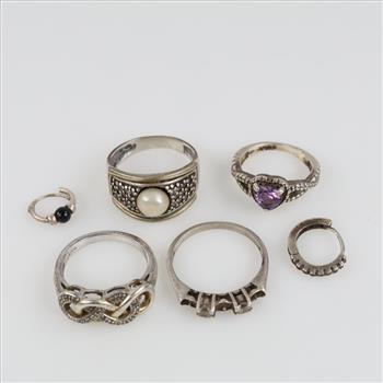 Silver Jewelry, 6 Pieces