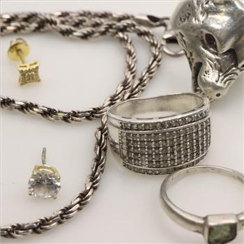 Silver Jewelry, 6 Pieces