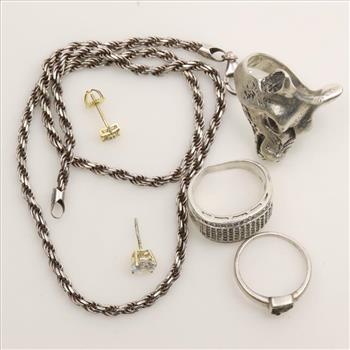 Silver Jewelry, 6 Pieces