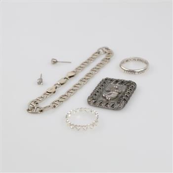 Silver Jewelry, 6 Pieces