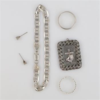 Silver Jewelry, 6 Pieces
