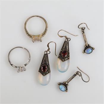 Silver Jewelry, 6 Pieces